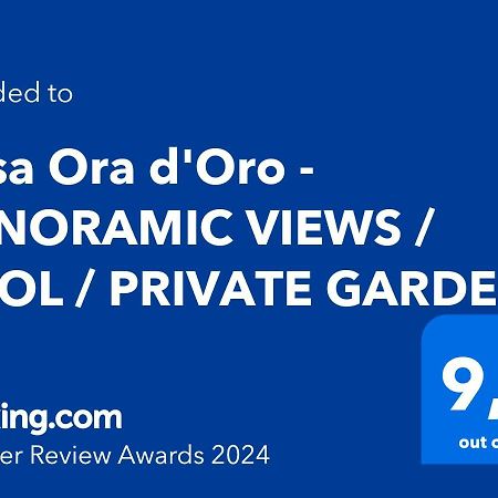 Villa Casa Ora D'Oro - Panoramic Views / Pool / Private Garden Trequanda Esterno foto