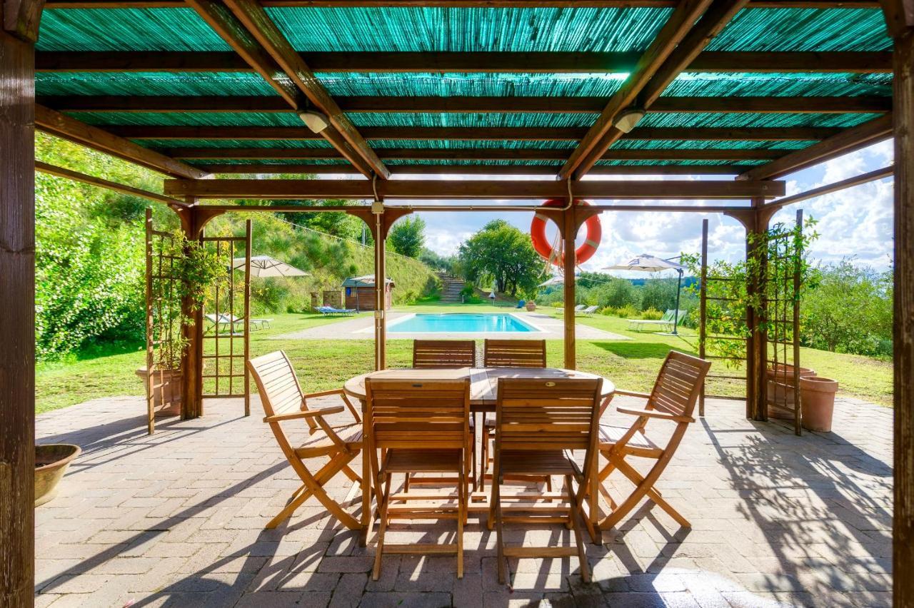 Villa Casa Ora D'Oro - Panoramic Views / Pool / Private Garden Trequanda Esterno foto