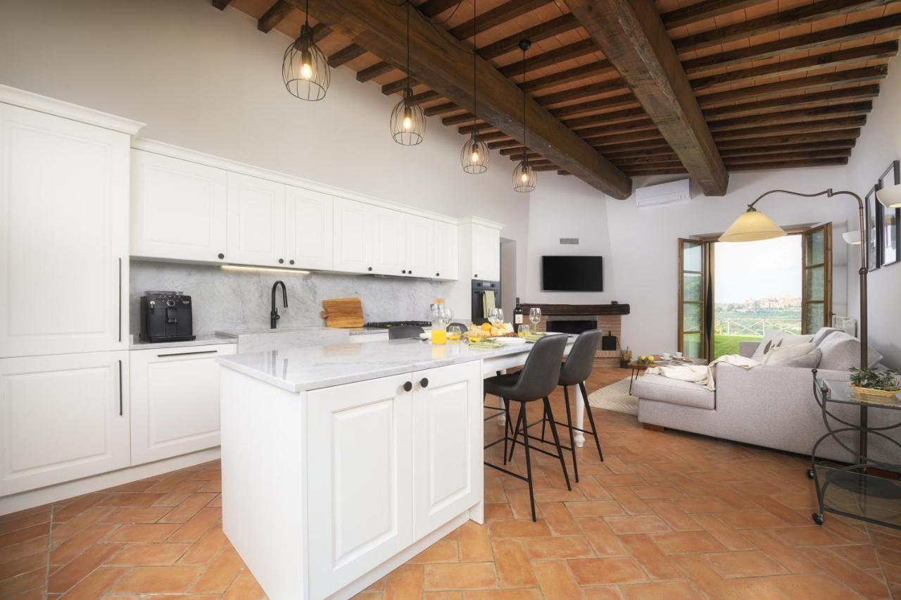 Villa Casa Ora D'Oro - Panoramic Views / Pool / Private Garden Trequanda Esterno foto