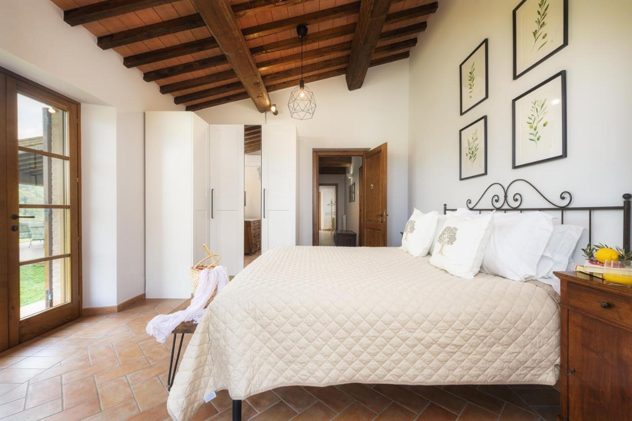 Villa Casa Ora D'Oro - Panoramic Views / Pool / Private Garden Trequanda Esterno foto