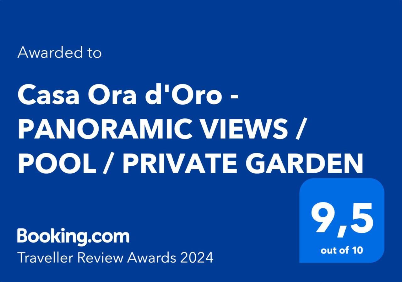 Villa Casa Ora D'Oro - Panoramic Views / Pool / Private Garden Trequanda Esterno foto